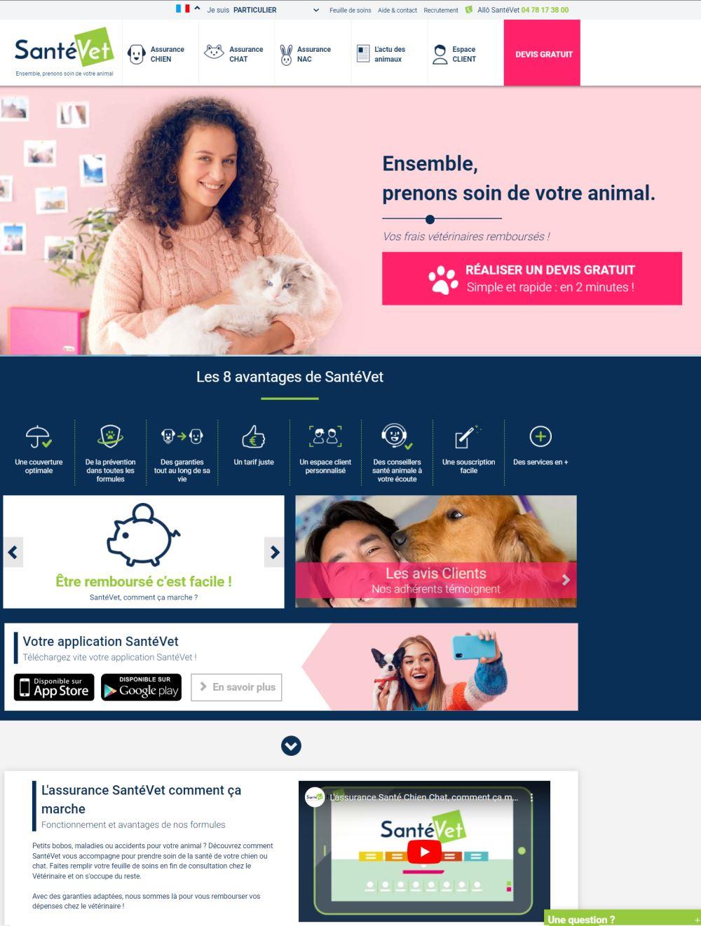 Exemple de landing page SEO