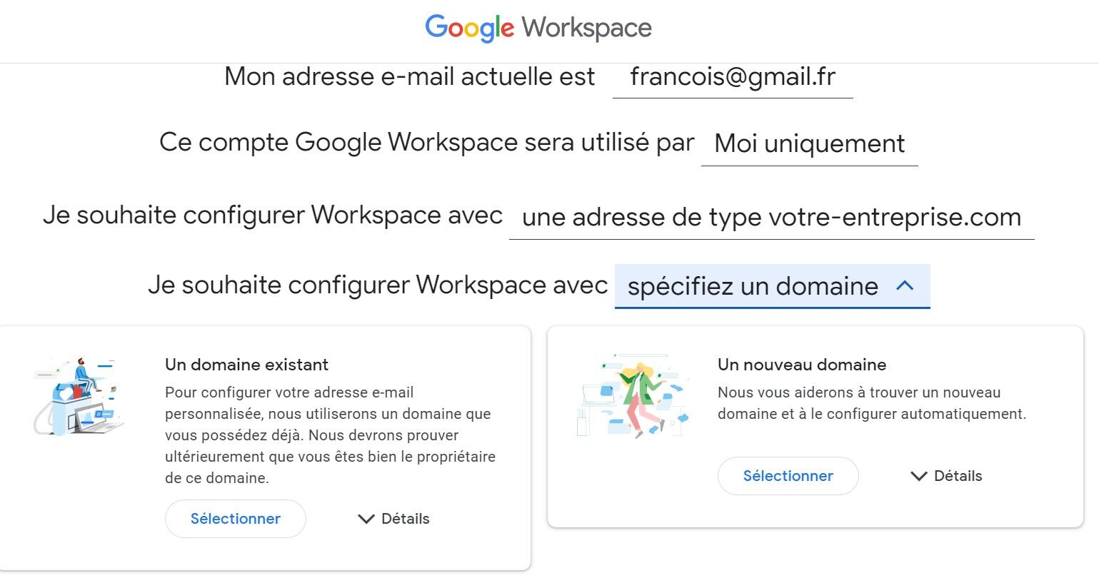 Créer une adresse mail générique avec Google