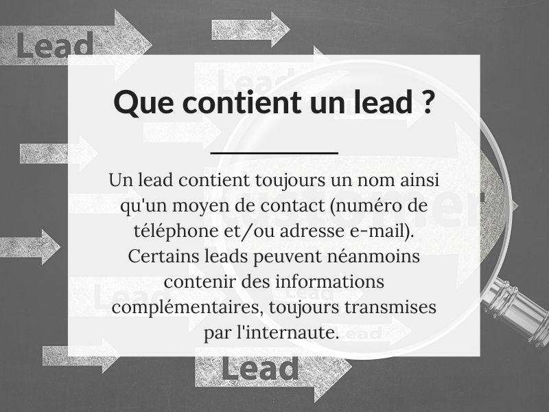 Lead marketing : infos