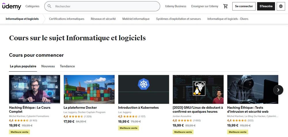 Exemple de site e learning