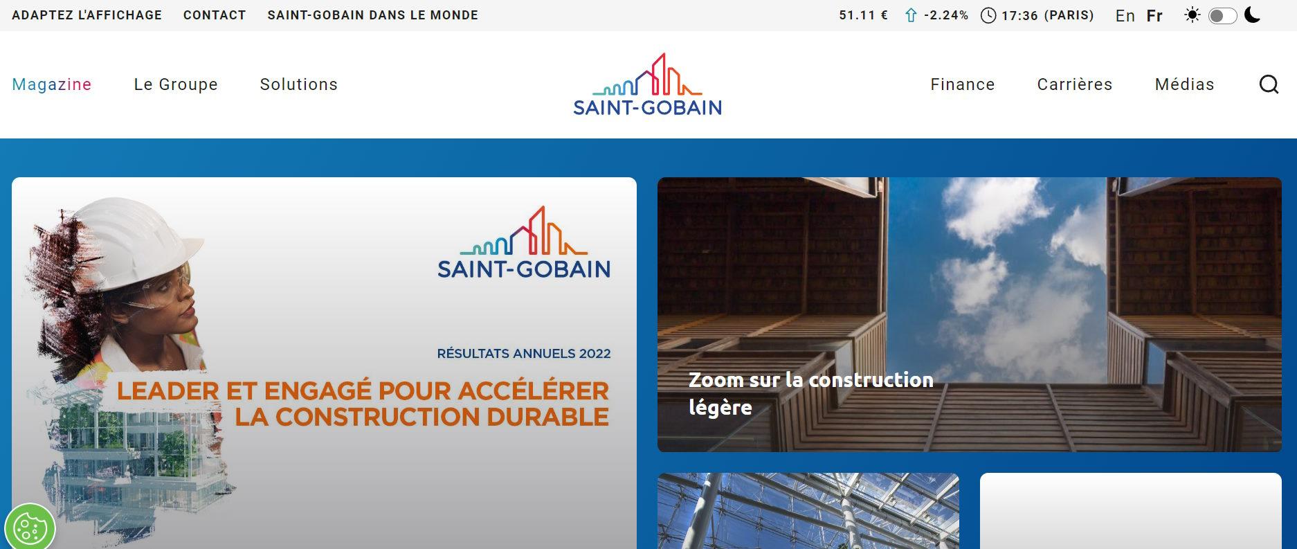 Exemple de site corporate