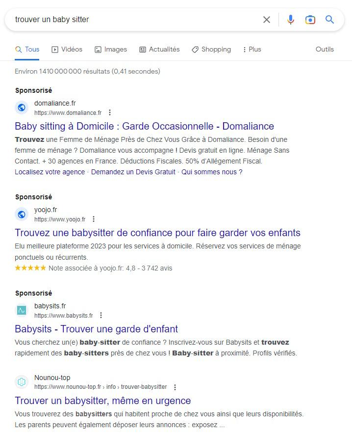 Analyse de la concurrence et SERP