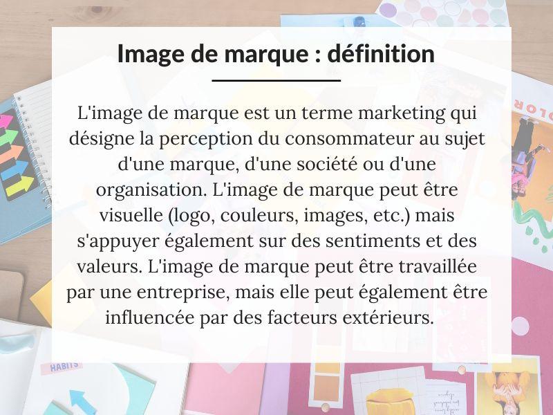 Définition de l'image de marque