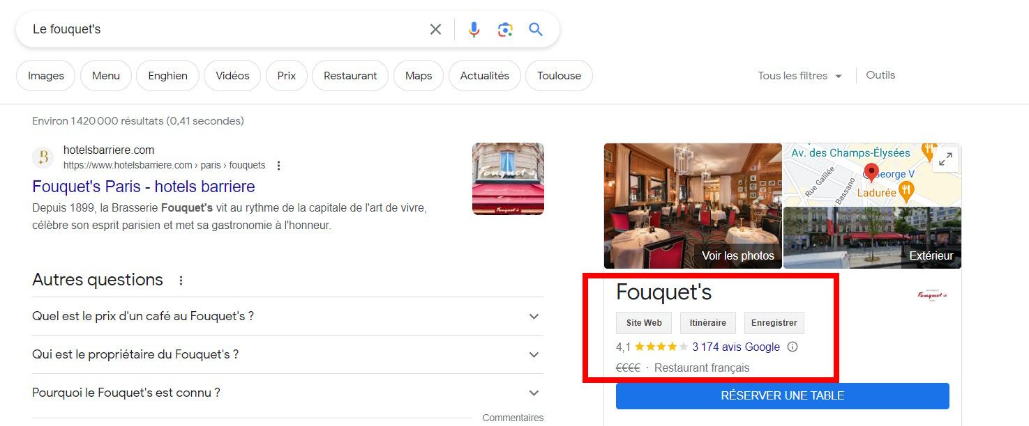 Importance d'obtenir des avis Google