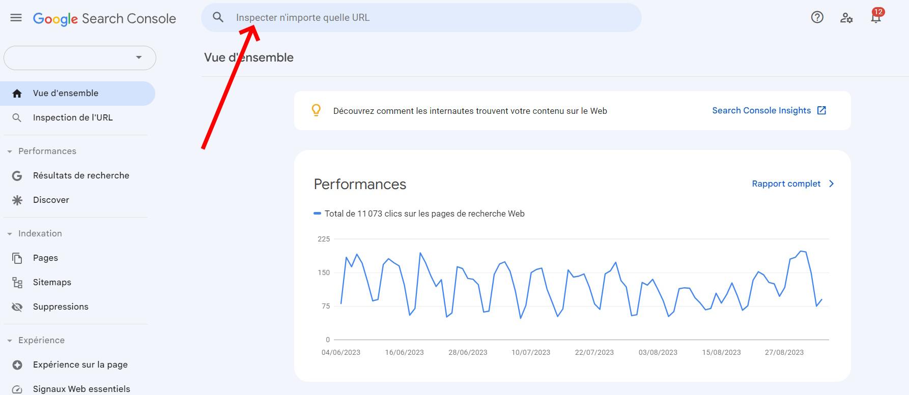 Demander une indexation Google