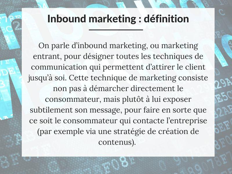 Définition inbound marketing